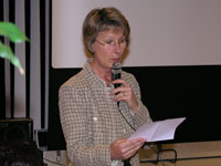 Photo: La prsidente des Soroptimistes Melusina Christiane Liesch