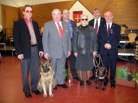 Photo de groupe: Roland Welter, Aloyse Massard, Raymond Ney, Cristiane Ney, Romain Schmit et Paul Mahowald