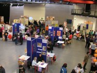 Foto: Die Halle der Brse von oben gesehen.