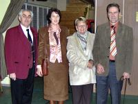 Foto: Gruppenfoto Simon Schaak, Chantal Haas, Ministerin fr Familie und Integration Marie-Jose Jacobs, Roland Welter