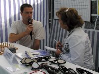 Foto: Pierre Henry im Radio Interview bei RTL