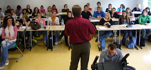 Foto: Die Klasse des Lyce Technique pour Professions de Sant