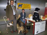 Foto: Vereinsprsident Roland Welter und Komitteesmitglied Denise Bradtke machen eine kleine Pause