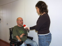 Photo: Jol Delvaux donne un interview