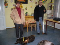 Photo: Roland Welter et Rene Mischel lors de leur prsentation