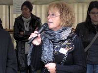 Photo: La prsidente de l'cole Michle Ndelcot