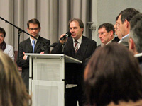 Foto: Unser Prsident bei seiner Ansprache