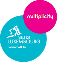 Logo "multiplicity" der Stadt Luxemburg 