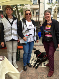 Madeleine Kayser besucht unseren Stand