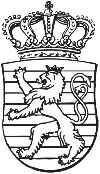 Bild: Wappen auf dem Mmorial, dem Amtsblatt des Groherzogtums Luxemburg