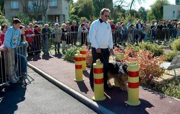 Photo: Roland Welter et sa chienne Orfe