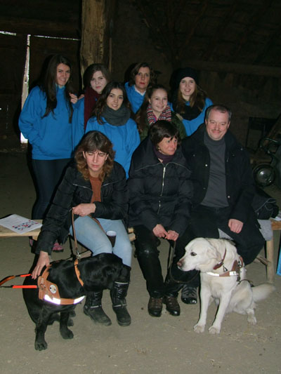 Photo: Ranger Guides with Guide dogs